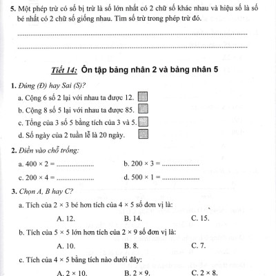 Bài Tập Hay Và Khó Toán Lớp 3 - Tập 1 (Dùng Chung Cho Các Bộ SGK Hiện Hành) - HA
