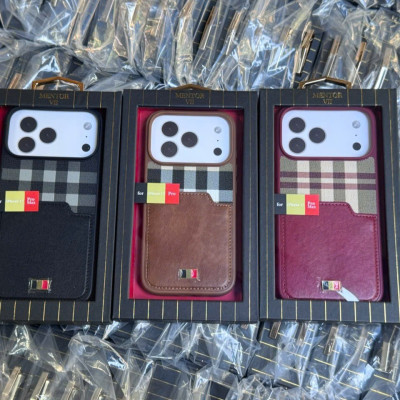 Ốp lưng da cho iPhone 17 Pro Max , 17 Pro chính hãng Mentor VII LATUS (có ngăn để ATM) - Hàng chính hãng