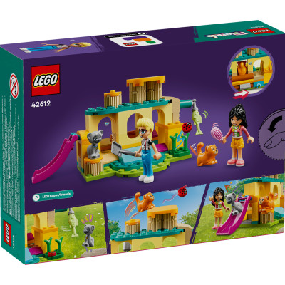 LEGO FRIENDS 42612 Đồ chơi lắp ráp Khu vui chơi cho mèo con (87 chi tiết)