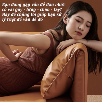 ￼Gối Massage Cổ Vai Gáy Hồng Ngoại Cao Cấp Thế Hệ Mới Hỗ Trợ Giảm Nhức Mỏi Toàn Thân