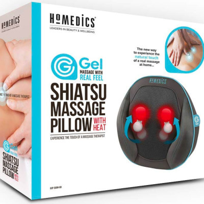 Gối massage công nghệ Shiatsu GEL 3D HoMedics SGP-1100H - Hàng chính hãng