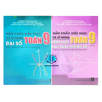 Sách - Combo Nắm chắc kiến thức và kĩ năng Toán 9 - Tập 1 + 2