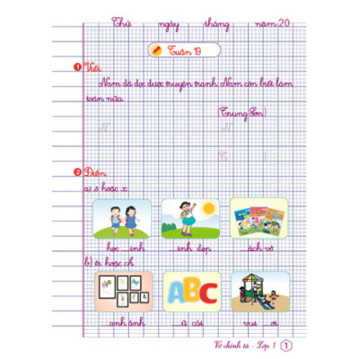 Sách - Vở Chính Tả Lớp 1 (Biên soạn theo CT GDPT mới) - ndbooks