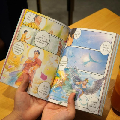 Sách - Phật Thuyết Kinh A Di Đà - Lâm Cự Tinh - Vĩnh Nghiêm Books