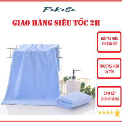 Khăn Tắm, Khăn Mặt, Combo 2 Khăn Lông Cừu Kích Thước 70cm x 140cm, 35cm x 75cm, Tiêu Chuẩn Hàn Quốc Sêu Mềm Mịn, An Toàn Cho Da - Chính hãng