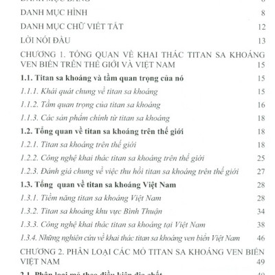 Công Nghệ Khai Thác Các Mỏ Quặng Titan Sa Khoáng Ven Biển Việt Nam