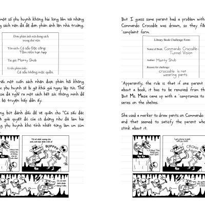 Sách Nhật Ký Chú Bé Nhút Nhát tập 18: No Brainer - Phiên bản tiếng song ngữ Việt-Anh