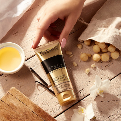 Kem dưỡng da tay Eveline tinh dầu Argan hương Vanilla 100ml_[Tặng kèm mặt nạ Hàn Quốc cao cấp]