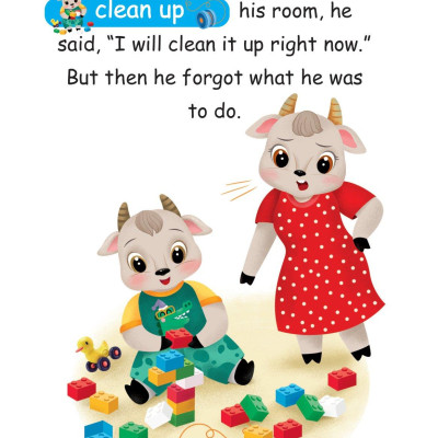 Sách Truyện Tranh Song Ngữ Việt Anh Cho Bé - Đồ Đạc Gọn Gàng Sẵn Sàng Sử Dụng