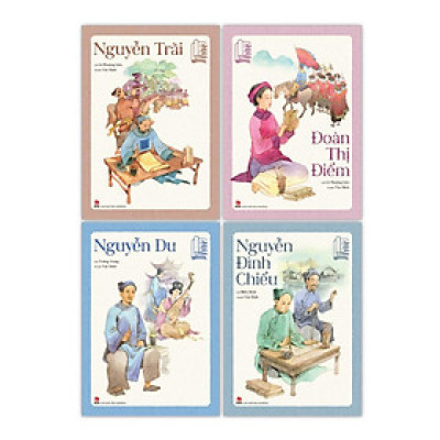 Sách - Theo Dấu Văn Nhân - Combo 4 Cuốn - NXB Kim Đồng