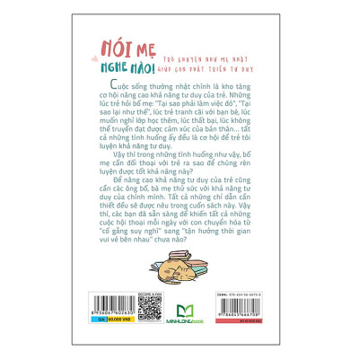 Sách: Nói Mẹ Nghe Nào – Trò Chuyện Như Mẹ Nhật Giúp Con Phát Triển Tư Duy