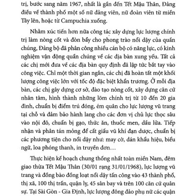 Phụ Nữ Sài Gòn - Gia Định Và Nam Bộ Trong Cuộc Tổng Tiến Công Và Nổi Dậy Xuân Mậu Thân 1968