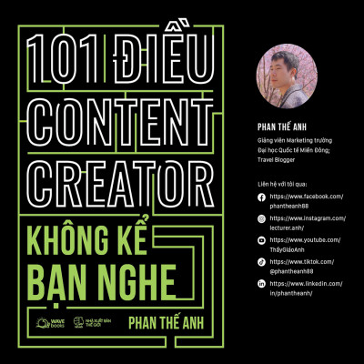 Sách 101 ĐIỀU CONTENT CREATOR KHÔNG KỂ BẠN NGHE (AZ)\