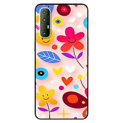 Ốp lưng dành cho Oppo Reno 3 Pro mẫu Họa Tiết May Mắn
