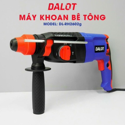 MÁY KHOAN BÊ TÔNG 3 CHỨC NĂNG 1010W DL-RH2602G - DALOT - HÀNG CHÍNH HÃNG