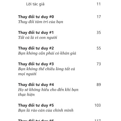 Thay Đổi Tư Duy - Mind Shift