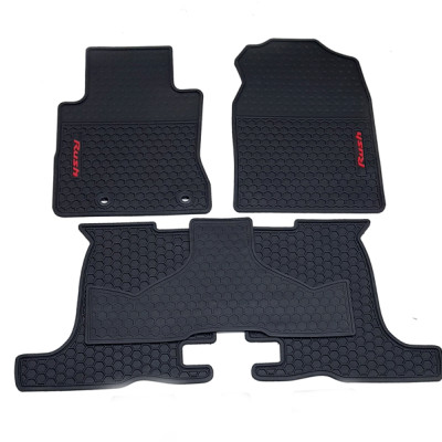 Thảm sàn, lót sàn cao su 3D không mùi Cao cấp dành cho xe Toyota Rush
