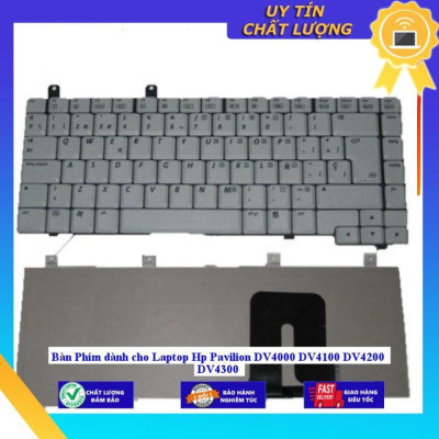 Bàn Phím dùng cho Laptop Hp Pavilion DV4000 DV4100 DV4200 DV4300 - MÀU TRẮNG - Hàng Nhập Khẩu New Seal