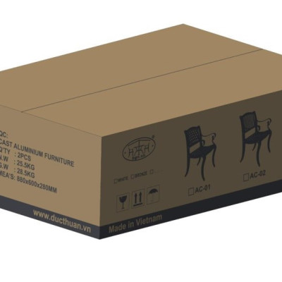 Ghế Nhôm Đúc AC-01-W