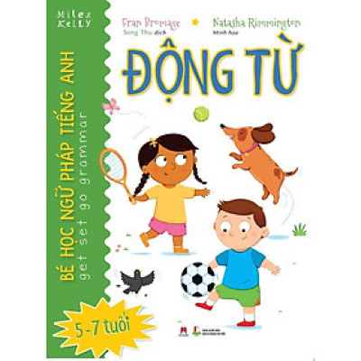 Sách - Bé Học Ngữ Pháp Tiếng Anh - Động Từ - Huy Hoàng Bookstore