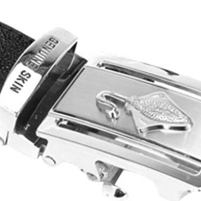 Thắt Lưng Nam Da Cá Đuối Huy Hoàng HT4501 - Đen