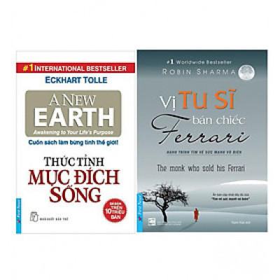 Combo Thức Tỉnh Mục Đích Sống (Tái Bản) + VỊ Tu Sĩ Bán Chiếc FERRARI