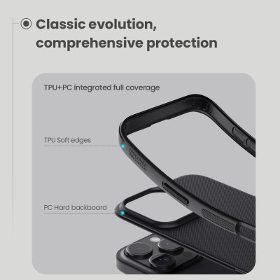Ốp Lưng Nillkin Super Frosted Shield Pro Cho Iphone 16 ProMax | 16Pro | 16 Plus | 16 ốp lưng chống sốc chống vân tay chống rơi vỡ cầm rất chắc tay – Hàng Chính Hãng