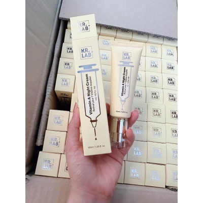 Kem đêm retinal 1.0 Kr.lab Vitamin A night cream Retinal plus 7 vitamin supplier hạn dùng 2026