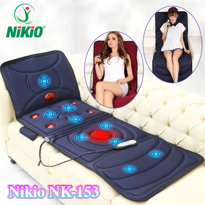 Đệm [Nệm] Massage Toàn Thân Cao Cấp Nikio NK-153  - Máy Massage Toàn Thân Tích Hợp Đèn Hồng Ngoại