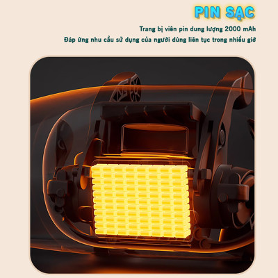 Máy massage cổ vai gáy Nikio NK-139 - Pin sạc, tặng túi xách, nhiệt nóng, động cơ không chổi than êm ái bền bỉ