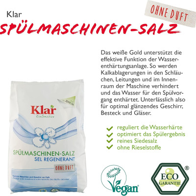 Viên - bột - muối rửa chén bát dành cho máy Klar (Almawin)