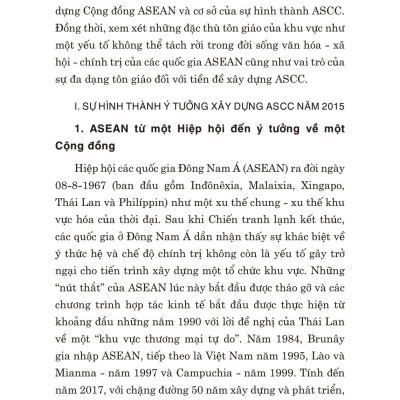 Đa Dạng Tôn Giáo Với Tiến Trình Xây Dựng Cộng Đồng Văn Hóa - Xã Hội Asean (ASCC)