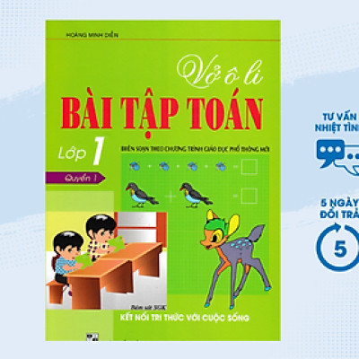 Vở Ô Li Bài Tập Toán Lớp 1 - Quyển 1 (Bám Sát SGK Kết Nối Tri Thức Với Cuộc Sống) - HA