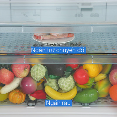 TỦ LẠNH HITACHI INVERTER R-FW690PGV7X(GBK) - Hàng chính hãng