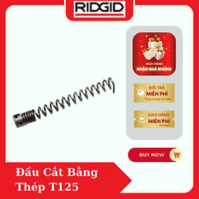 Phụ Kiện Máy Thông Tắc Đường Ống Đầu Cắt Bằng Thép RIDGID T125 (27642) Số 1 Tại Mỹ - Hàng Chính Hãng