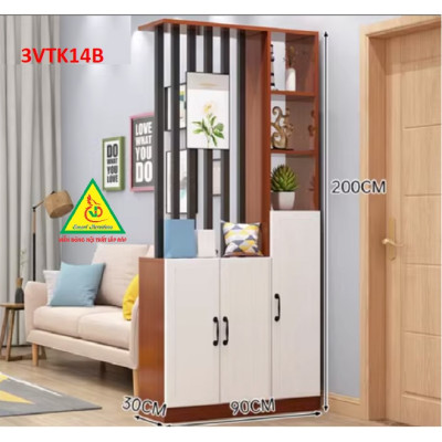 VÁCH NGĂN PHÒNG KHÁCH, NHÀ BẾP, VÁCH NGĂN PHÒNG 3VTK14 - NỘI THẤT LẮP RÁP VIỄN ĐÔNG