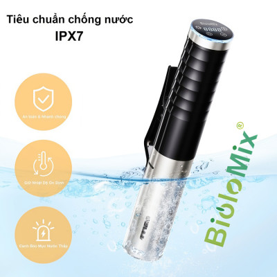 Máy nấu chậm Sous vide dùng cho gia đình thương hiệu Mỹ cao cấp BioloMix SV-9002 - Hàng Chính Hãng