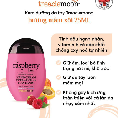 Kem dưỡng da tay chiết xuất Quả mâm xôi Treaclemoon 75ml