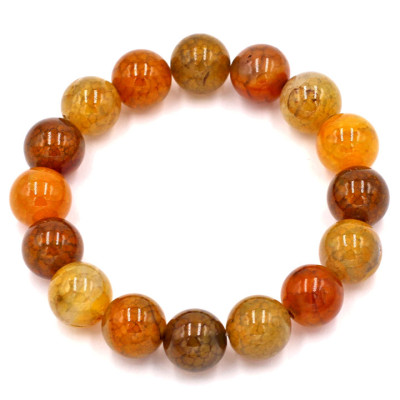 Vòng đeo tay đá vân rồng 12 ly 16 hạt