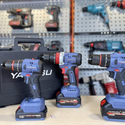 MÁY KHOAN VÍT PIN 21V 90NM 13MM YMS-M13B YAMASU ( 2PIN+1 SẠC) - HÀNG CHÍNH HÃNG