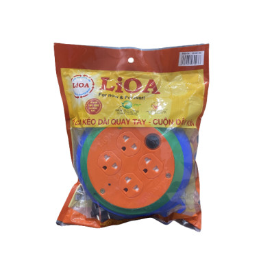 Ổ Cắm Lioa 3 Ổ Đa Năng Kéo Dài DB52-10A (Cuộn 5m)