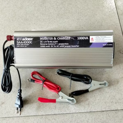 BỘ KÍCH ĐIỆN TỪ 12V LÊN 220V CÔNG XUẤT 1000W KIÊM SẠC BÌNH ẮC QUY