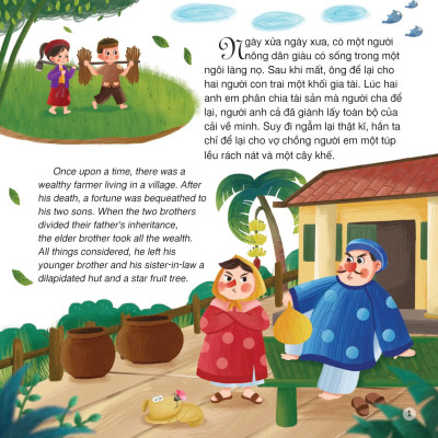 Truyện Cổ Tích Việt Nam - Cây Khế (Song Ngữ Việt - Anh)