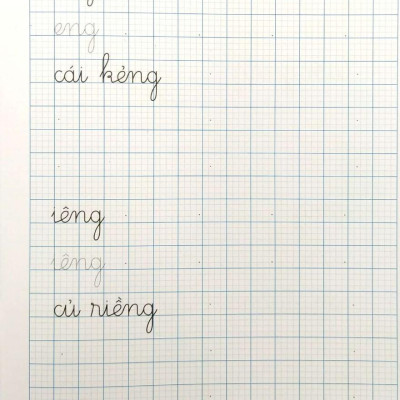 Vở Viết Đúng, Viết Đẹp 1 - Tập 2