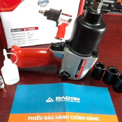 MÁY VẶN BU LÔNG DÙNG KHÍ NÉN 1/2" BTEC BT2600- HÀNG CHÍNH HÃNG