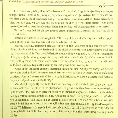 Đại Thủ Ấn - Tức Thân Thành Phật 