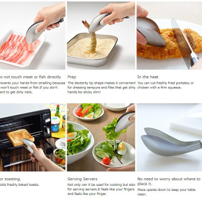 Kẹp gắp inox đa năng Mini Fit Tong 136mm - Hàng nội địa Nhật Bản nhập khẩu chính hãng