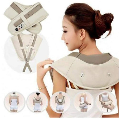 Đai Đeo Massage Lưng Vai Cổ Gáy - Hàng Chính Hãng 
