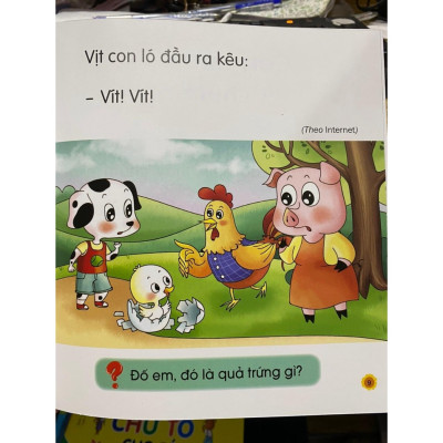 Truyện chữ to cho bé : Tập đánh vần tập đọc 5