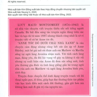Danh Tác Thế Giới - Anne Tóc Đỏ Dưới Chái Nhà Xanh